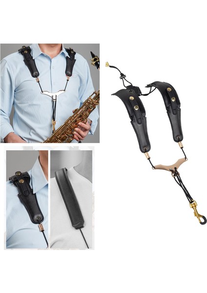 Ayarlanabilir Saksafon Askı I Sabitleme Pu Şak Askı Omuz Alto Için Geniş Iklı Saksafon Bandı Takımı 52CM 52CM (Yurt Dışından) fırsatları