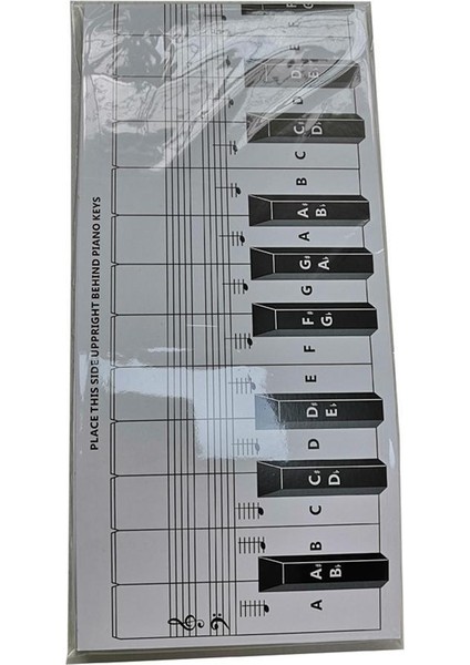 Alıştırma Klavyesi Tablosu,1: Alıştırma Karton (Yurt Dışından)