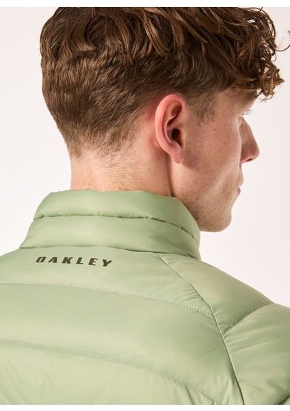 Açık Yeşil Erkek Kapüşonlu Zip Ceket FOA404730 Snowbound Pkble Down Puff fırsatları