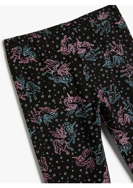 Unicorn Tayt Beli Lastikli Pamuklu