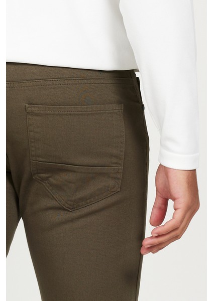 Comfort Fit Rahat Kesim 5 Cep Armürlü Pamuklu Pantolon indirimleri