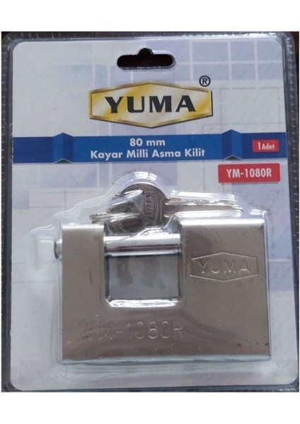 80M Kayar Milli Asma Kilit