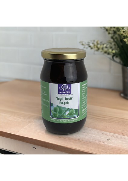 Ham Yeşil Incir Reçeli Ev Yapımı Doğal Meyveli 450 gr fiyatları