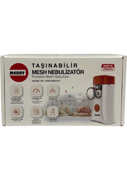 Taşınabilir Mesh Nebülizatör Model No: Hnk-Mesh-01