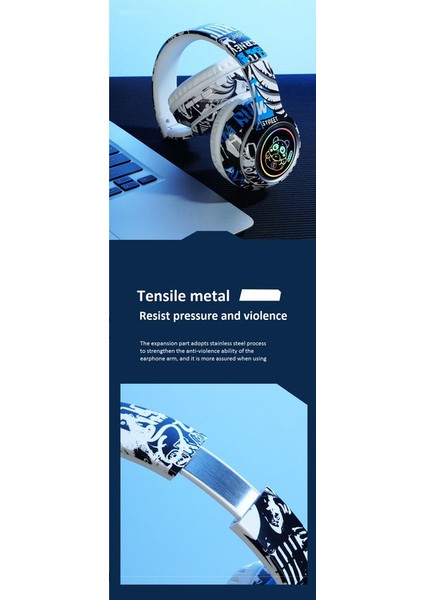 Başa Takılan Bluetooth Kulaklık Aydınlık Graffiti Kablosuz (Yurt Dışından) modelleri