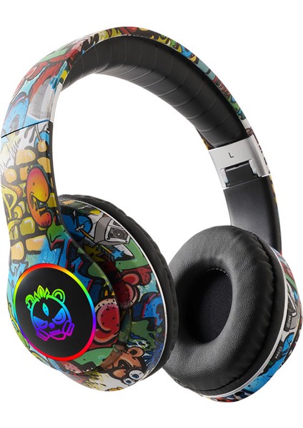 Başa Takılan Bluetooth Kulaklık Aydınlık Graffiti Kablosuz (Yurt Dışından)