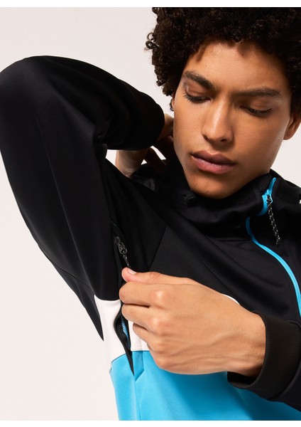 Siyah - Mavi Erkek Kapüşonlu Baskılı Sweatshirt FOA404727 Tnp Nose Grab Softshell H indirimleri