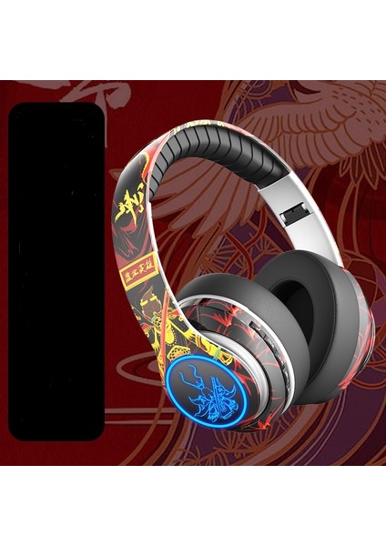 Graffiti Kulaklık Kablosuz Bluetooth Kulaklık Aydınlık Gürültü Azaltma (Yurt Dışından)