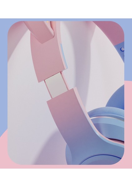 Başa Monteli Degrade Işıklı Bluetooth Kulaklık Kedi Kulakları (Yurt Dışından) modelleri