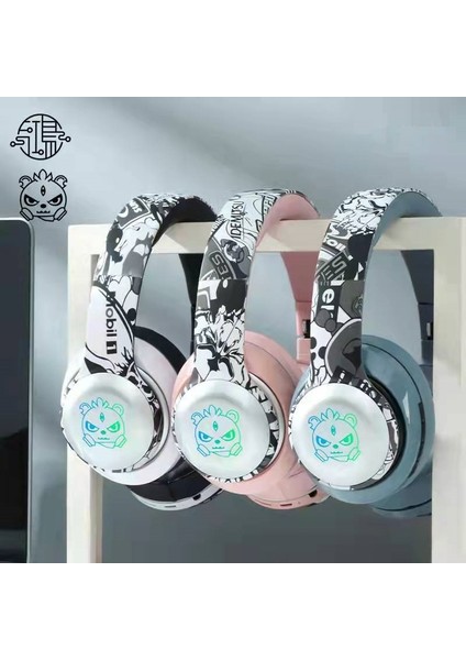 Aydınlık Boyalı Graffiti Kulaklık Kablosuz Bluetooth Kulaklık (Yurt Dışından) fırsatları