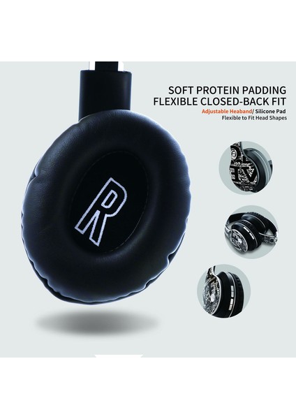 Yaratıcı Graffiti Kulaklık Bluetooth Kulaklık (Yurt Dışından) indirimleri