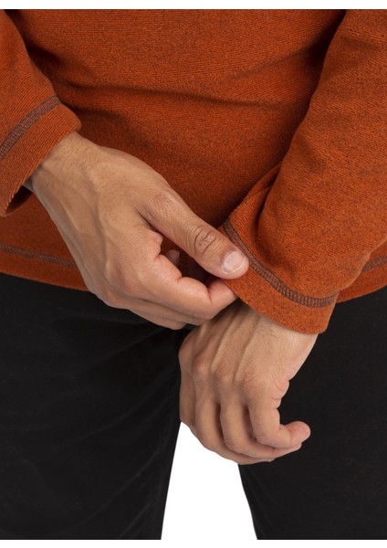 Turuncu Erkek Dik Yaka Polar Sweatshırt MAFLMFN20001 fırsatları