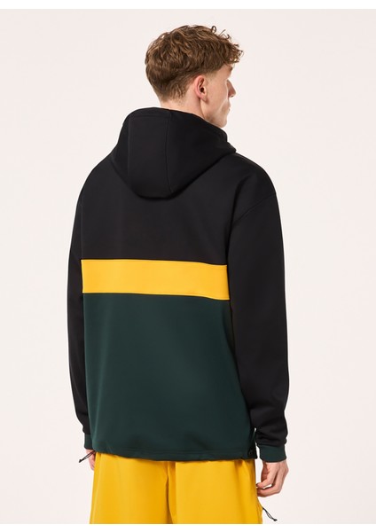 Siyah - Yeşil Erkek Kapüşonlu Baskılı Sweatshirt FOA404727 Tnp Nose Grab Softshell H fiyatları