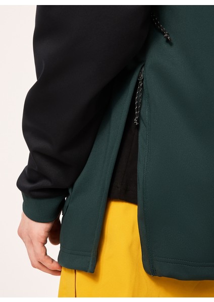 Siyah - Yeşil Erkek Kapüşonlu Baskılı Sweatshirt FOA404727 Tnp Nose Grab Softshell H indirimleri