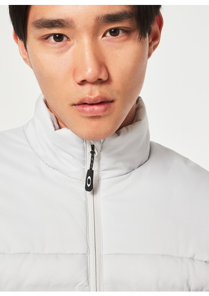 Gri Erkek Dik Yaka Kapitone Zip Ceket FOA403441 Ellıpse Rc Quılted Jacket modelleri