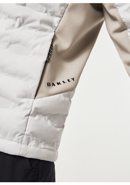 Gri Erkek Dik Yaka Kapitone Zip Ceket FOA403441 Ellıpse Rc Quılted Jacket fırsatları