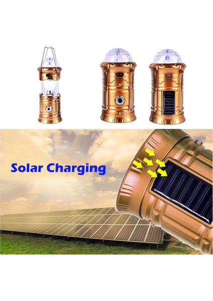 Şarjlı Kamp Feneri,dönen Disko Işıklı,su GEÇIRMEZ,450 Lümen Led'li Kamp Lambası,ışıldak,beyaz LED fırsatları