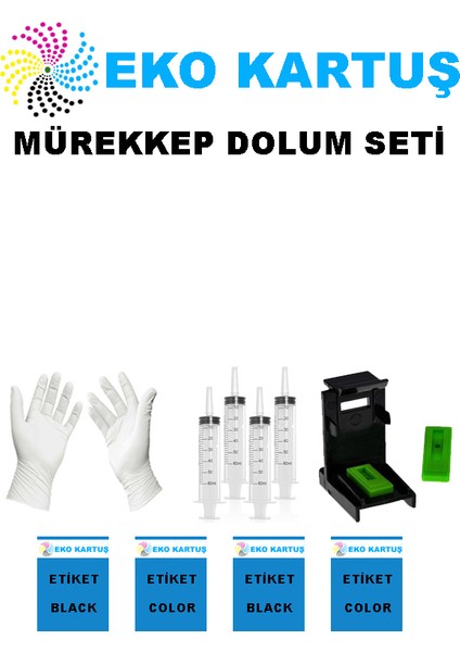 Hp 63 Kartuş Için Dolum Seti fiyatları