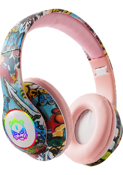 Başa Takılan Bluetooth Kulaklık Aydınlık Graffiti Kablosuz (Yurt Dışından)