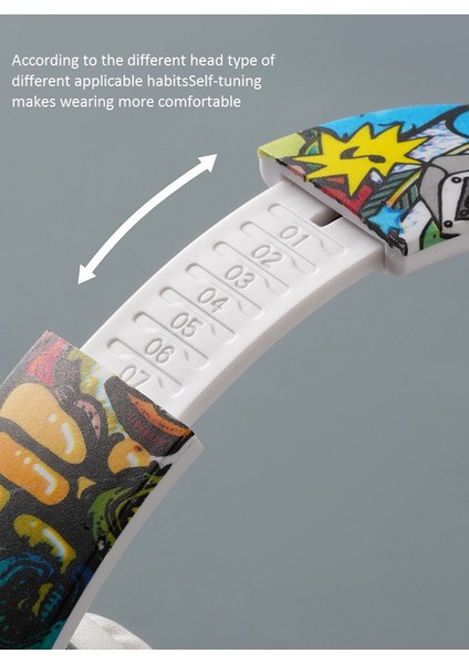 Başa Takılan Bluetooth Kulaklık Aydınlık Graffiti Kablosuz (Yurt Dışından) fırsatları