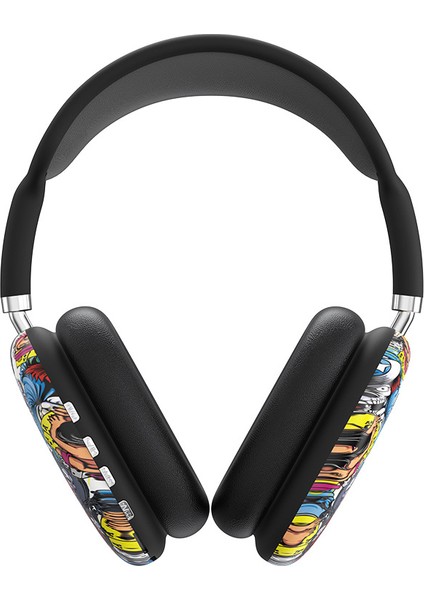 Kablosuz Başa Monte Boyalı Bluetooth Kulaklık (Yurt Dışından)