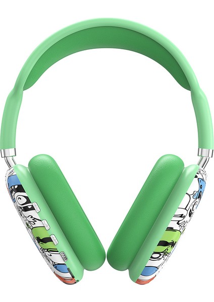 Kablosuz Başa Monte Boyalı Bluetooth Kulaklık (Yurt Dışından)