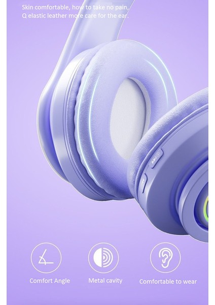 Degrade Renk Bluetooth Kulaklık Kulaklık Kablosuz Katlanabilir (Yurt Dışından) fiyatları