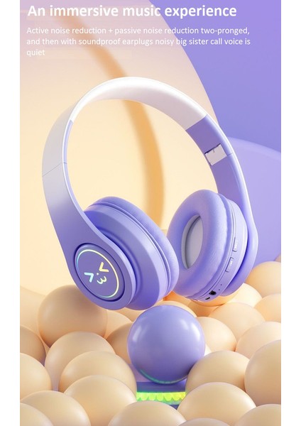 Degrade Renk Bluetooth Kulaklık Kulaklık Kablosuz Katlanabilir (Yurt Dışından) fırsatları