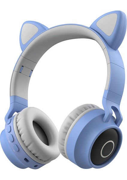 Kedi Kulakları Kablosuz Bluetooth Kulaklık Kulaklık Çizgi Film (Yurt Dışından)