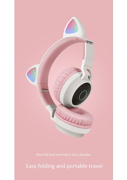 Kedi Kulakları Kablosuz Bluetooth Kulaklık Kulaklık Çizgi Film (Yurt Dışından) fiyatları