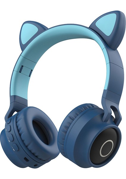 Kedi Kulakları Kablosuz Bluetooth Kulaklık Kulaklık Çizgi Film (Yurt Dışından)