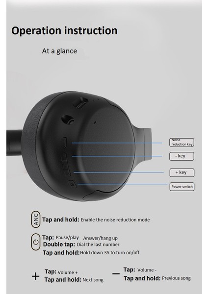 Gürültü Önleyici Başa Takılan Bluetooth Kulaklık, Uzun Ability Ömrü (Yurt Dışından) indirimleri