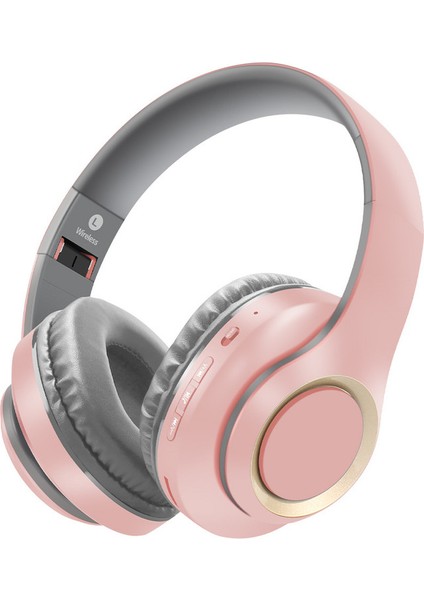 Başa Takılan Kablosuz Bluetooth Kulaklık Metal Geri Çekilebilir Mat (Yurt Dışından)