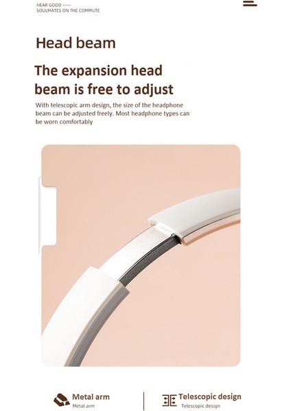 Başa Takılan Kablosuz Bluetooth Kulaklık Metal Geri Çekilebilir Mat (Yurt Dışından) indirimleri