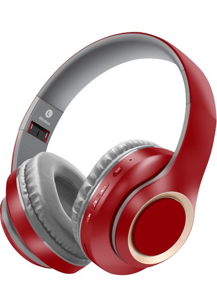 Başa Takılan Kablosuz Bluetooth Kulaklık Metal Geri Çekilebilir Mat (Yurt Dışından)