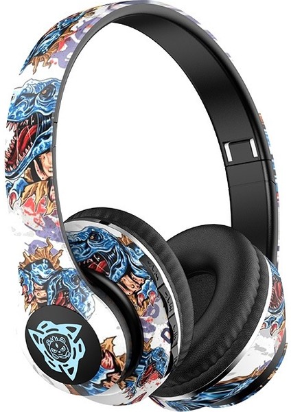 Kulaklık Bluetooth Kulaklık Kablosuz Graffiti Aydınlık Stereo (Yurt Dışından)