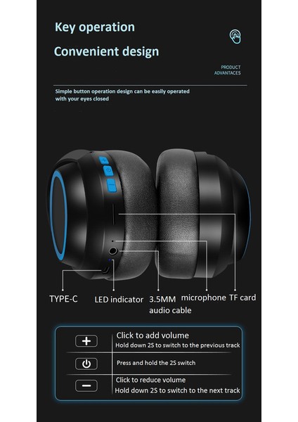 Kulaklık Oyun Bluetooth Kulaklık Dönen Yüksek Ability (Yurt Dışından) indirimleri