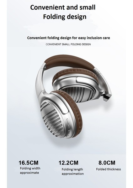 Başa Takılan Bluetooth Kulaklık Retro Tarzı Kablosuz Gürültü Azaltma (Yurt Dışından) fiyatları