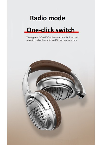 Başa Takılan Bluetooth Kulaklık Retro Tarzı Kablosuz Gürültü Azaltma (Yurt Dışından) indirimleri