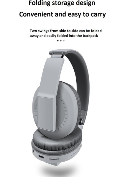 Başa Takılan Bluetooth Kulaklık Kablosuz Katlanır Büyük Kulaklıklar (Yurt Dışından) fırsatları