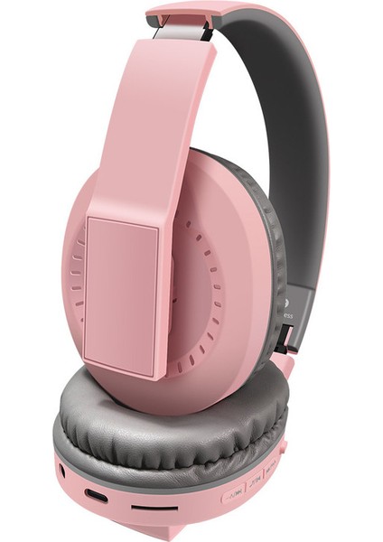 Başa Takılan Bluetooth Kulaklık Kablosuz Katlanır Büyük Kulaklıklar (Yurt Dışından)