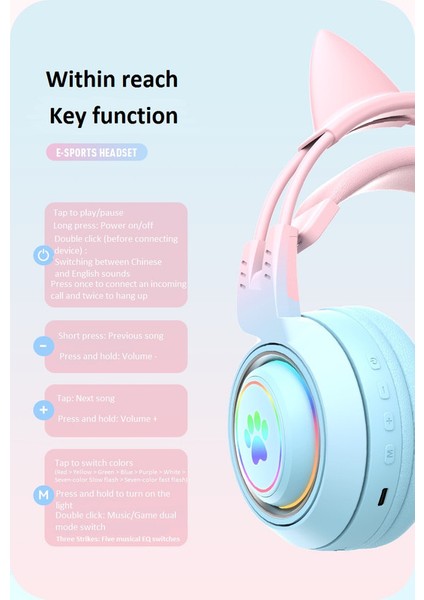 Gaming Headset Wireless Bluetooth Headset (Yurt Dışından) fırsatları