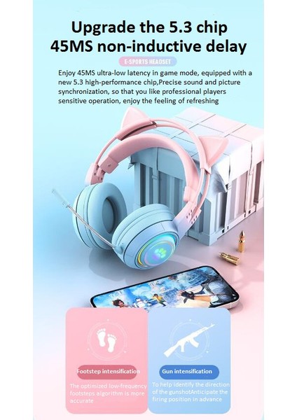 Gaming Headset Wireless Bluetooth Headset (Yurt Dışından) indirimleri