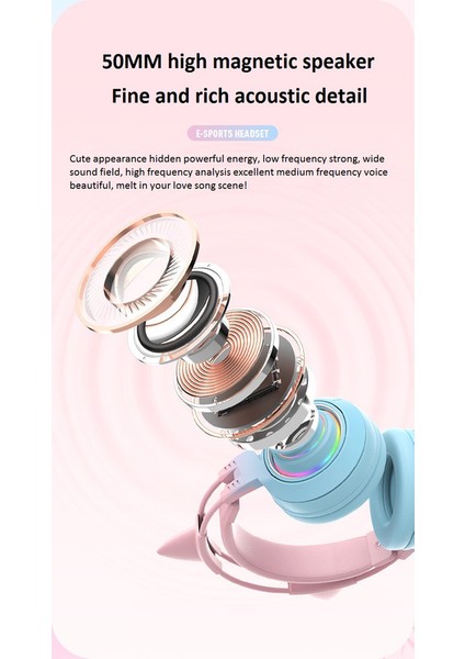 Gaming Headset Wireless Bluetooth Headset (Yurt Dışından)