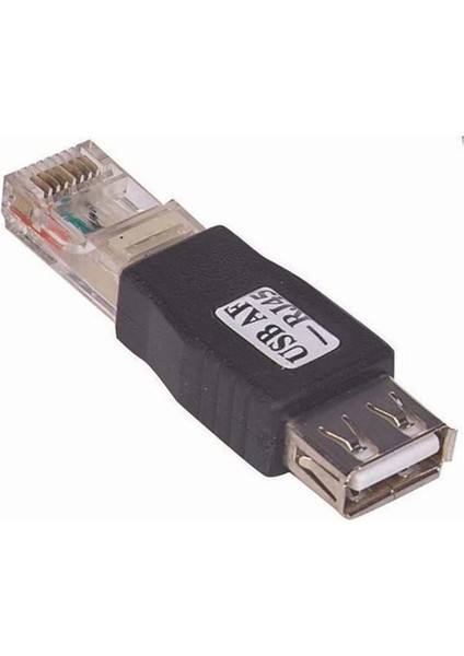 Rj 45 Erkek USB A Dişi Ethernet Çevirici Jack 634004