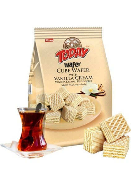 Today Küp Gofret Vanilyalı 200GR. ( 1 Paket)