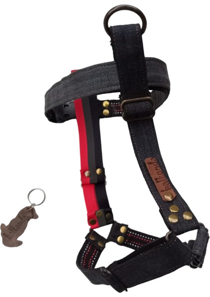 Köpek göğüs tasması orta ve büyük ırk kot göğüs ölçüsü:50-85cm boyun ölçüsü:40-60cm ayarlamalı dog harness GT3-4