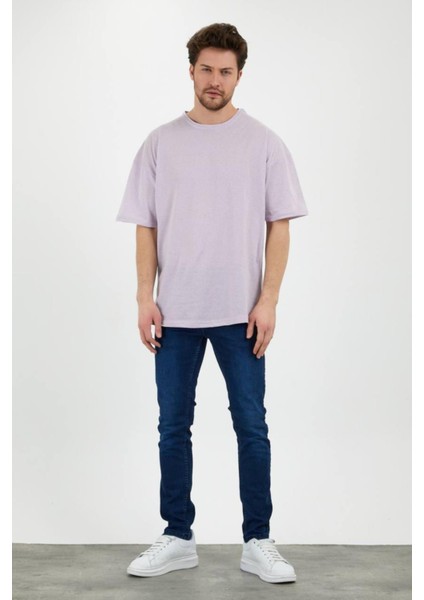 Saks Oversize Unisex Düz T-shirt fiyatları