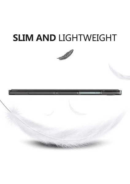 Samsung Galaxy Tab A8 10.5 Inç SM-X200 Uyumlu Uyku Modlu Tablet Kılıfı Ekran Koruyucu Kalem