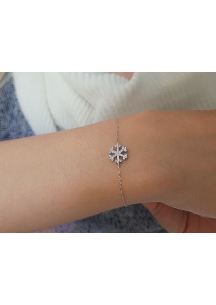 Pırlanta Kar Tanesi Bileklik 0415B0001 fırsatları